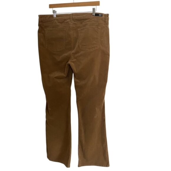 Kut from the Kloth Karen Brown Baby Boot Corduroy Pants 18 - Picture 3 of 5
